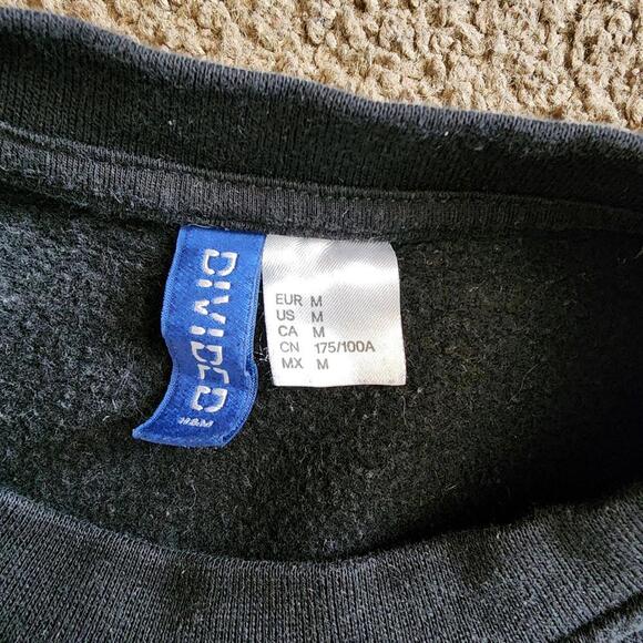 Black Walk The Talk Sweater, Men's M - Picture 6 of 9